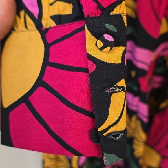 - J.Crew Ratti Tiered Popover Dress size 4 - Picture 4 of 10